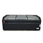 Display Freezer Manufacturer - Single-Temperature Curved Glass Island Freezer