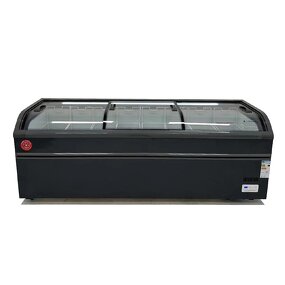 Display Freezer Manufacturer - Single-Temperature Curved Glass Island Freezer