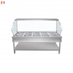 Food Warmer Manufacturer - Stainless Steel 3 Pan Electric Bain Marie