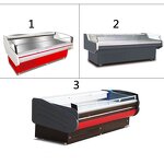 Meat Display Refrigerator Manufacturer - Air-Cooled LED Lit Commercial Fridge