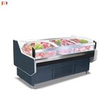 Meat Display Chiller Manufacturer - Supermarket Glass Door Fresh Meat Freezer