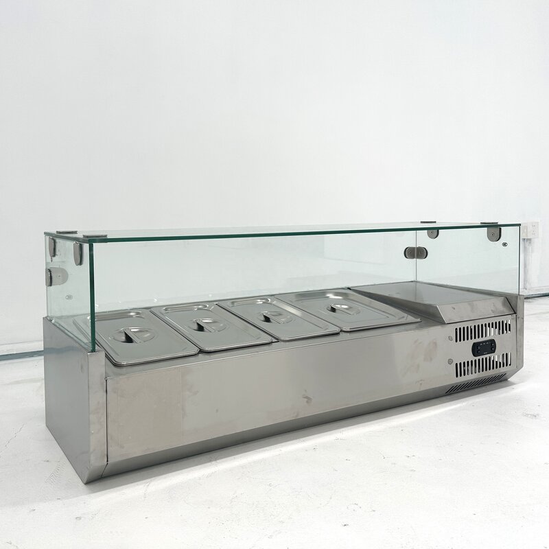 Salad Cooler Manufacturer - Commercial Food Salad Refrigerator Display Case