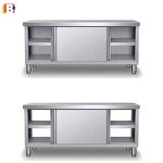 Kitchen Cabinet Manufacturer - Modular Sliding Door Stainless Steel Locker