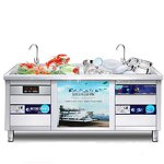 Dishwasher Manufacturer - Commercial Kitchen Ultrasonic Dishwashing Machine