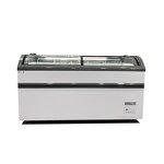 Display Freezer Manufacturer - Single-Temperature Curved Glass Island Freezer