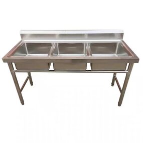Stainless Steel Sink Manufacturer - Commercial Restaurant Double Bowl Sink