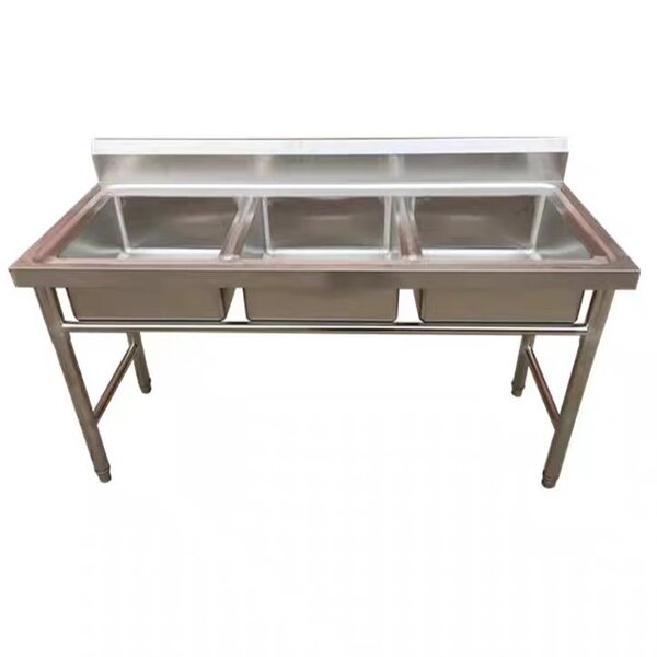 Stainless Steel Sink Manufacturer - Commercial Restaurant Double Bowl Sink