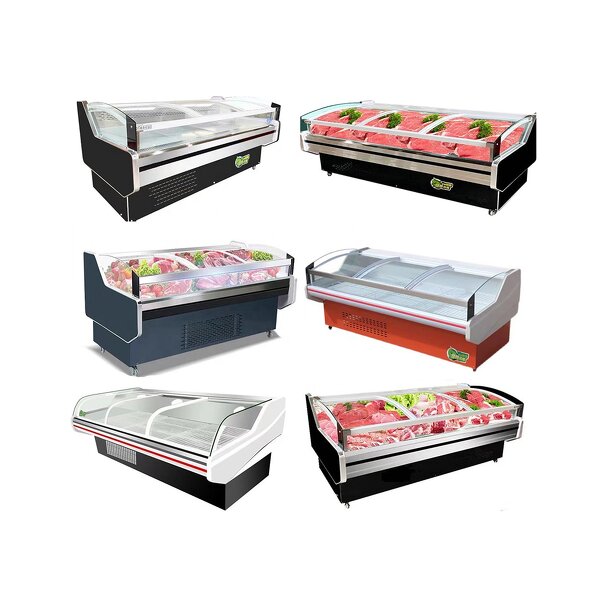 Meat Display Chiller Manufacturer - Supermarket Open Fresh Meat Display Case