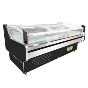 Meat Display Refrigerator Manufacturer - Air-Cooled LED Lit Commercial Fridge