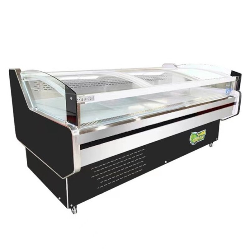 Meat Display Refrigerator Manufacturer - Air-Cooled LED Lit Commercial Fridge