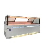 Meat Display Counter Manufacturer - Glass Door Butchery Shop Display Case