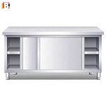 Kitchen Cabinet Manufacturer - Modular Sliding Door Stainless Steel Locker
