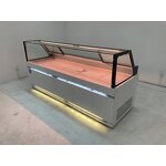 Meat Display Counter Manufacturer - Glass Door Butchery Shop Display Case