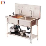 Stainless Steel Sink Manufacturer - Commercial 304 Double Bowl Kitchen Sink