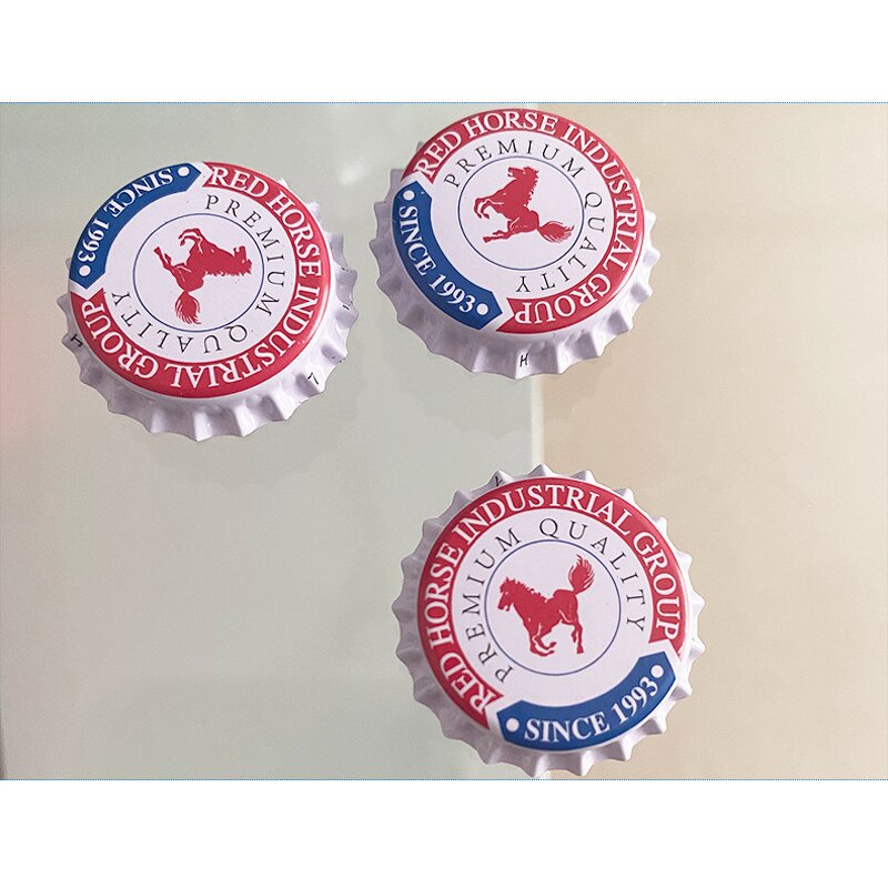 Beer Bottle Cap Sign Factory - OEM Decorative Metal 35cm Retro Round Shape Vintage Tin Signs Wall Art Metal Printing