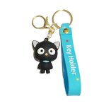 Car Keychain Factory - OEM High Quality Custom 3d Cute Keyring Kawaii Hello Kitty Rubber Cartoon