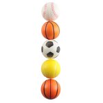 Silent Mute Ball Factory - OEM Custom Logo 18-21cm Training Mute Indoors Stress Ball Foam Indoor