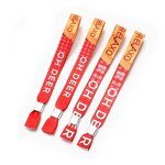 Fabric Wrist Band Factory - OEM Customised Festival Event Ribbon Holographic Vip Ticket No Minimum Order