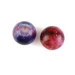 Space Stress Ball Factory - OEM Outer Space Theme Pattern Logo Bouncing Planet Galaxy Pattern Pu Foam