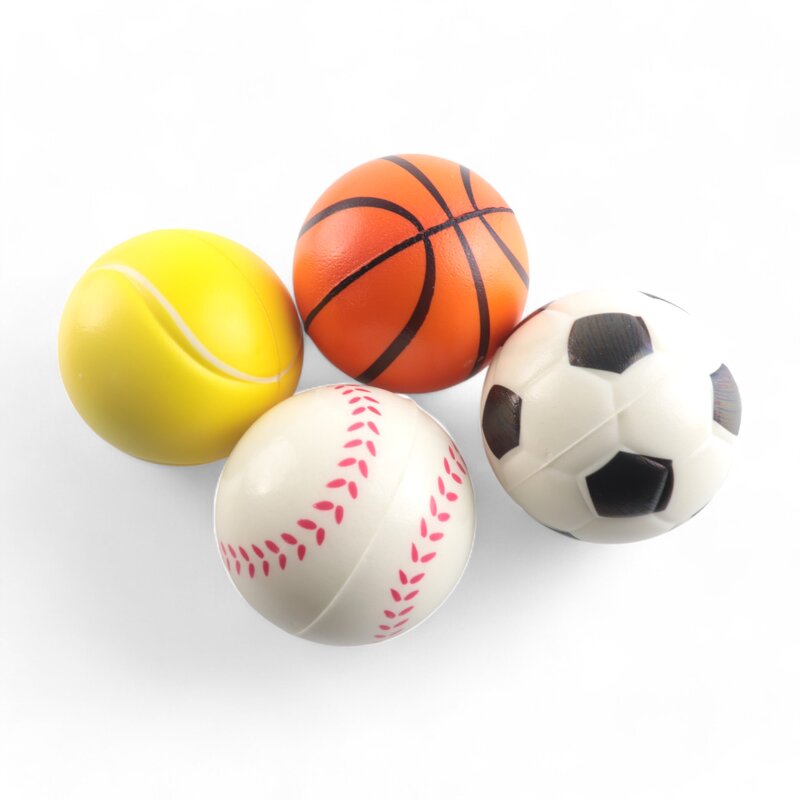 Basketball Stress Ball Factory - OEM Fashion Custom Promotion Kids PU Foam Mini Type for Business