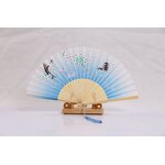 Folding Fan Factory - OEM Eco Friendly Wedding Gifts Hand Silk Fans Custom Printed Folding Carved