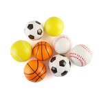 Sports Stress Balls Factory - OEM Custom Logo Anti Stress PU Foam Squishy Basketball Football Baseball Soccer
