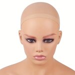 Wig Cap Factory - OEM High Quality Wholesale Stretchy Close End Stocking Hair Nets Dome Weaving Nylon Liner