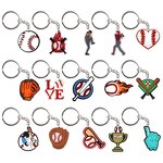 Keychain Factory - OEM Wholesale Promotional Custom 3d Cute Rubber Key Chains With Metal Key Ring
