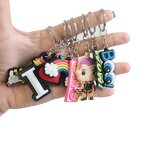 PVC Keychain Factory - OEM Custom 2D 3D Pvc Keychains Event Key Ring Soft Rubber Giveaway