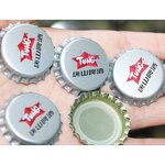 Bottle Cap Badge Factory - OEM Custom Design Logo Printed Tinplate Beer Cap Pin Button Pin Gift