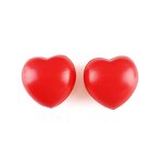 Heart Stress Ball Factory - OEM Promotional Custom Red Heart Shape Soft PU Foam Anti Squishy Toys