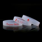 Silicone Bracelet Factory - OEM Personalized Elastic Promotional With Logo Customized Glow In Dark Rubber
