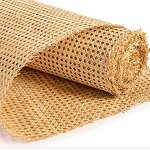Rattan Cane Webbing Factory - OEM Wholesale Open Mesh Square Pattern Natural Jute Roll for Home Furniture