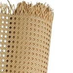 Rattan Webbing Factory - OEM Grid Rolls Premium Quality Natural Cane Webbing Weave Wholesale