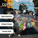 Enamel Keychains Factory - OEM Custom 2D/3D Metal Fashion Design Lightweight Hard-Wearing Zinc Alloy Keyring