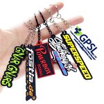 Silicone Keychain Factory - OEM Sanri 3D Anime Cinnamon Dog Plastic Rubber PVC with Ring