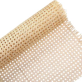 Rattan Webbing Factory - OEM Wholesale Furniture Decoration Natural 23.6 Inch Open Mesh Cane Roll