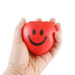 Heart Stress Ball Factory - OEM Promotional Custom Red Heart Shape Soft PU Foam Anti Squishy Toys