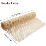 Rattan Webbing Factory - OEM Wholesale Furniture Decoration Natural 23.6 Inch Open Mesh Cane Roll