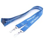Retractable Lanyard Factory - OEM Hot Sale Blue Reels Key Chains Neck Band for Id Badge Holder