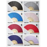 Paper Fan Factory - OEM Colored Blank Folding Fan Children's Painting Diy Handmade Preschool Education