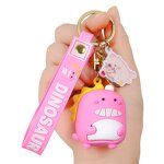 PVC Keychain Factory - OEM Wholesale Promotional Custom 3D Cute Hello Kitty Key Chain Big-Eared Dog Frog