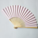 Paper Fan Factory - OEM Colored Blank Folding Fan Children's Painting Diy Handmade Preschool Education