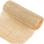 Rattan Cane Webbing Factory - OEM Wholesale Open Mesh Square Pattern Natural Jute Roll for Home Furniture