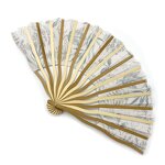 Paper Fan Factory - OEM Custom DIY Printed Logo Blank Portable Hand Fan Promotional Folding