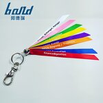 Keychain Factory - OEM Factory Manufacture Custom Ribbon Short Lanyard