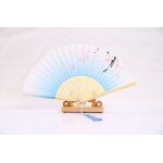 Folding Fan Factory - OEM Eco Friendly Wedding Gifts Hand Silk Fans Custom Printed Folding Carved