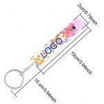 Card Grabber Factory - OEM Hot Sale Custom Logo Atm Acrylic Material Keychain Credit Card Puller for Long Nails