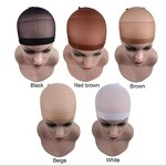 Wig Cap Factory - OEM High Quality Wholesale Nylon Liner Stretchy Close End Stocking Hair Nets Dome Weaving