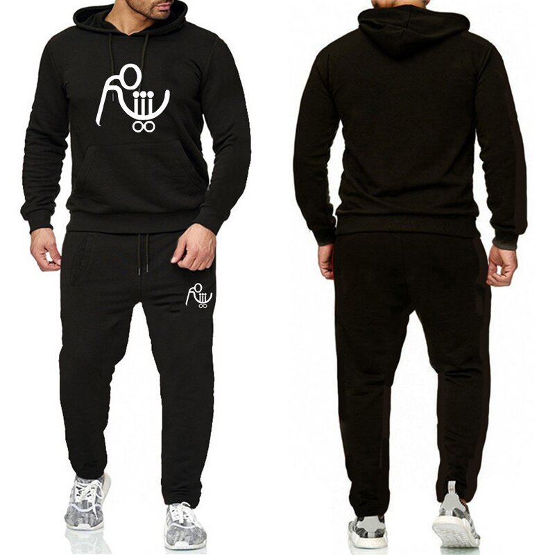 Hoodies Set Factory - OEM High Quality Custom Design Fleece Sports Jogging Two Piece